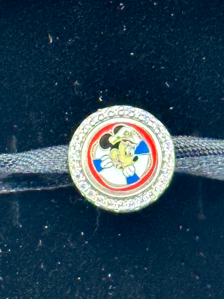 Disney Cruise Line Captain Mickey Minnie Mouse Pandora Button Charm 2023