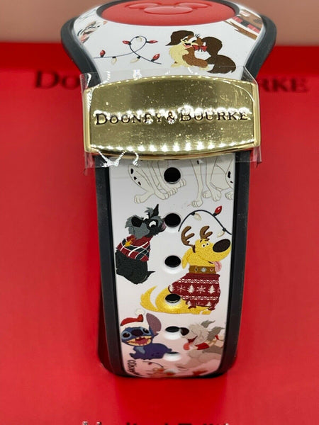 Disney Dooney & and Bourke Santa Tails Dogs LE Magic Band Magicband Pluto Paws