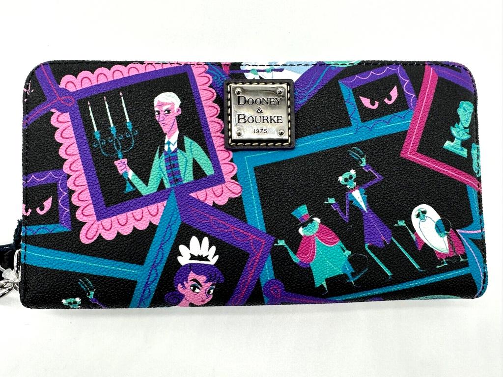 Haunted Mansion Wallpaper Disney Zipper Wallet 