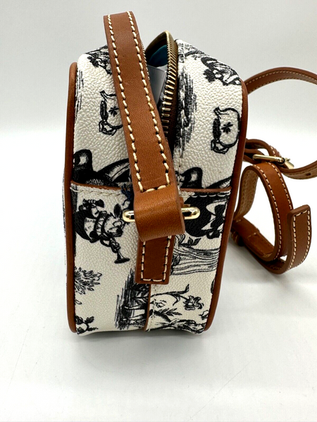 Disney Dooney & Bourke Alice In Wonderland Zip Crossbody Camera Bag Cheshire Cat