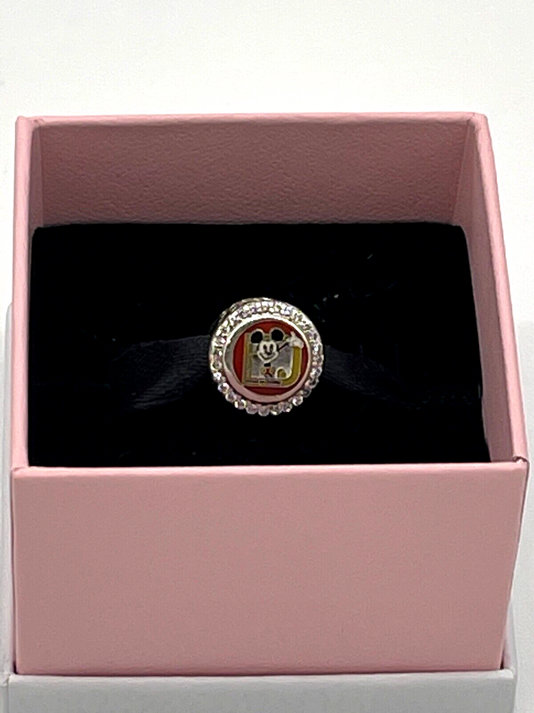 Disney Parks Pandora Annual Passholder Button Charm WDW AP Mickey Mouse 2023 NIB