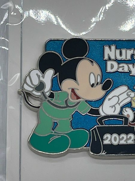 Disney Nurses Day 2022 Scrubs Nurse Mickey Mouse & Figaro Limited Release Pin
