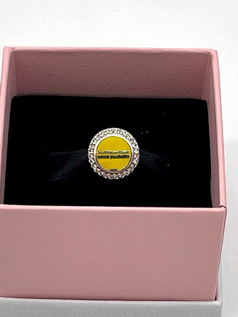 Disney Parks Pandora Annual Passholder Button Charm WDW AP Mickey Mouse 2023 NIB