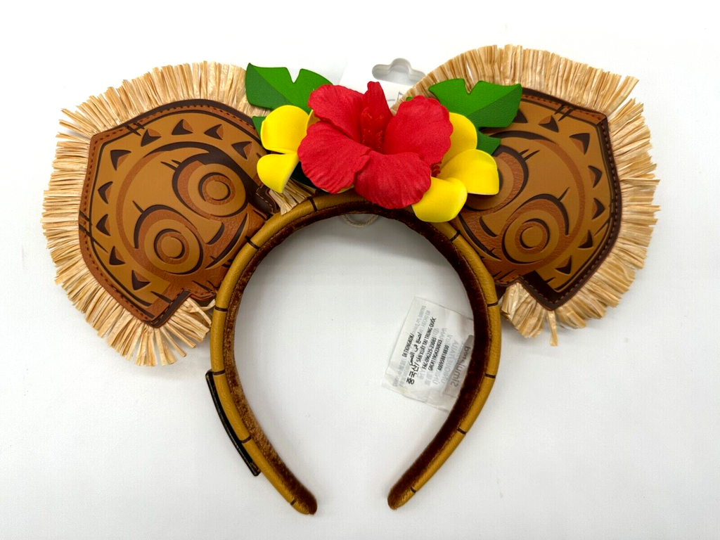 Disney Parks Polynesian Village Resort Minnie Mouse Ear Headband NWT 2023 Maui